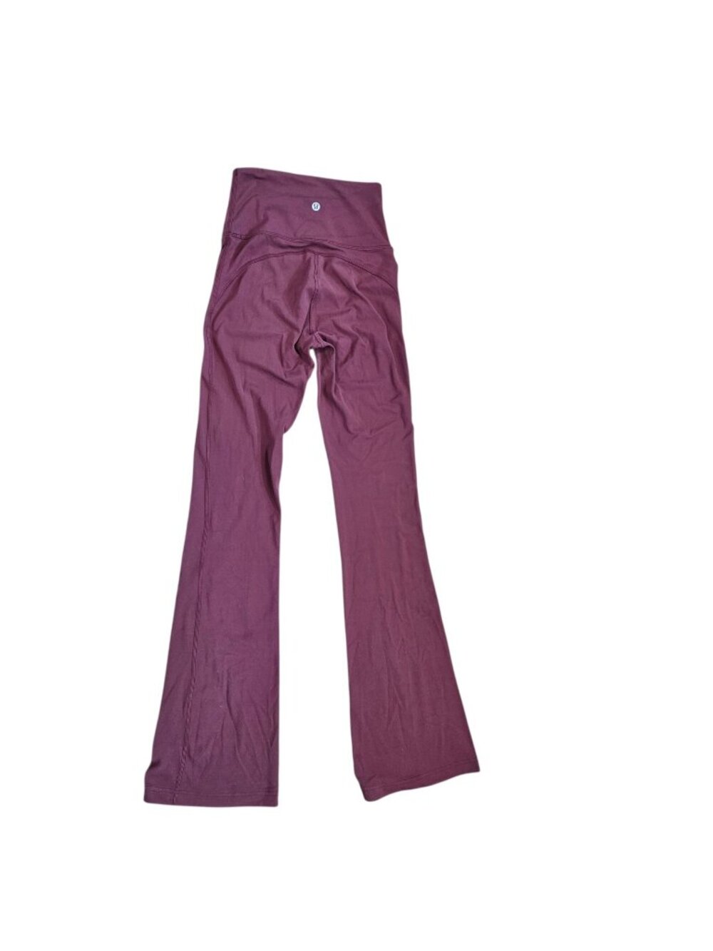 Lululemon Flared Pants Leggings Sz 2 Burgandy Yoga Pilates Athleisure Maroon